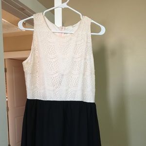 Black and white dress